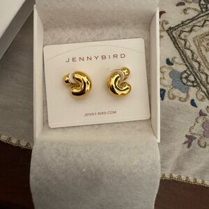 Jenny Bird Gold Twist Earrings